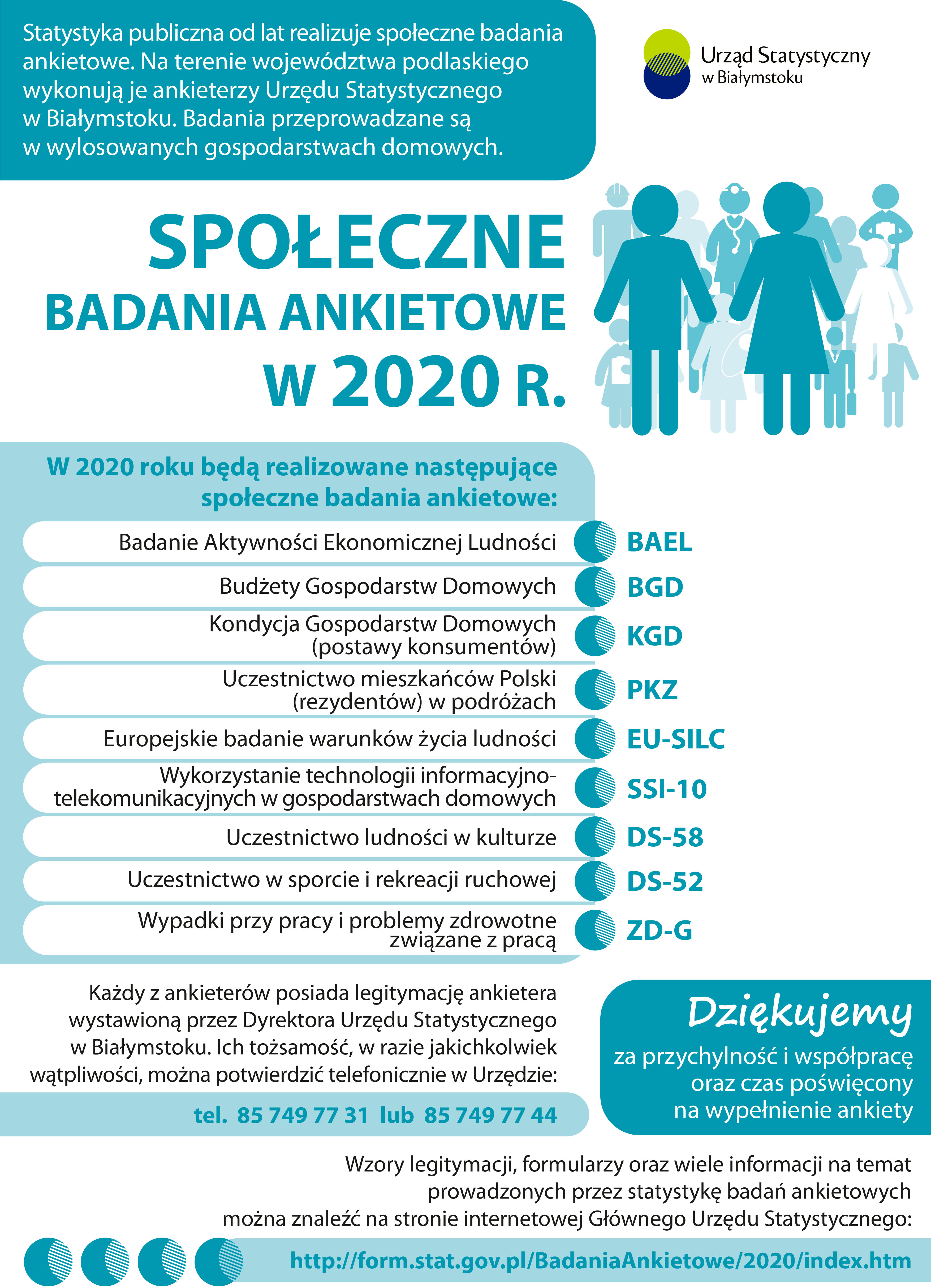 plakat badania spoleczne 2020