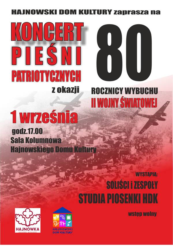 KONCERT PIEŚNI PATRIOTYCZNYCH