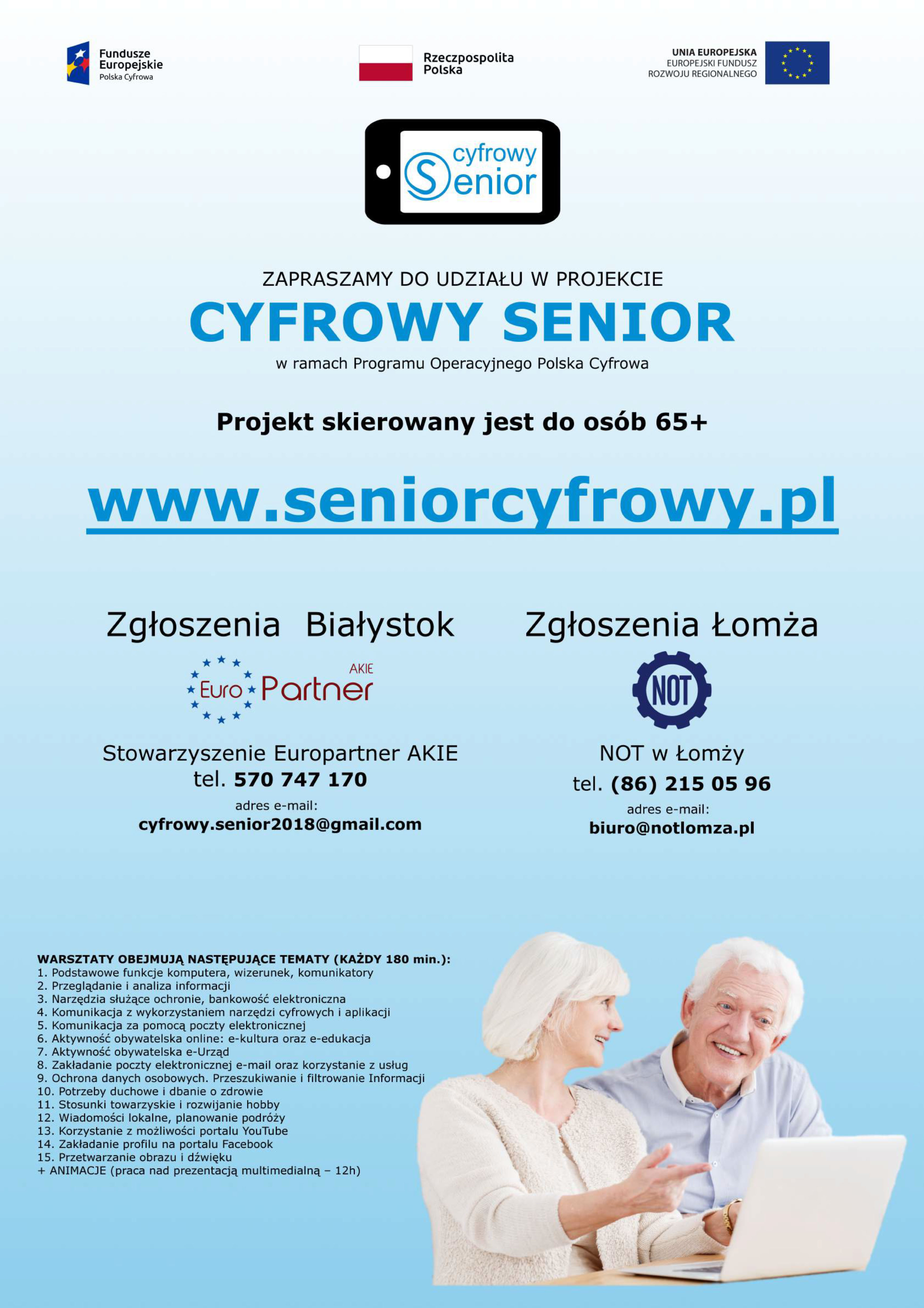 plakat cyfrowy senior