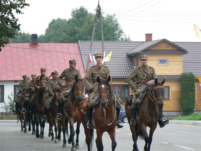 Oddział strzelców konnych w Narwi