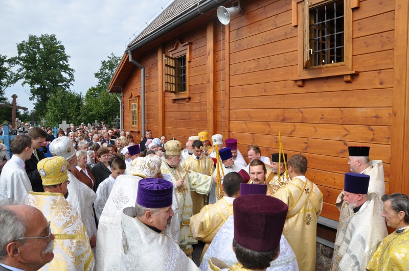 Wyświęcenie cerkwi w Łosince