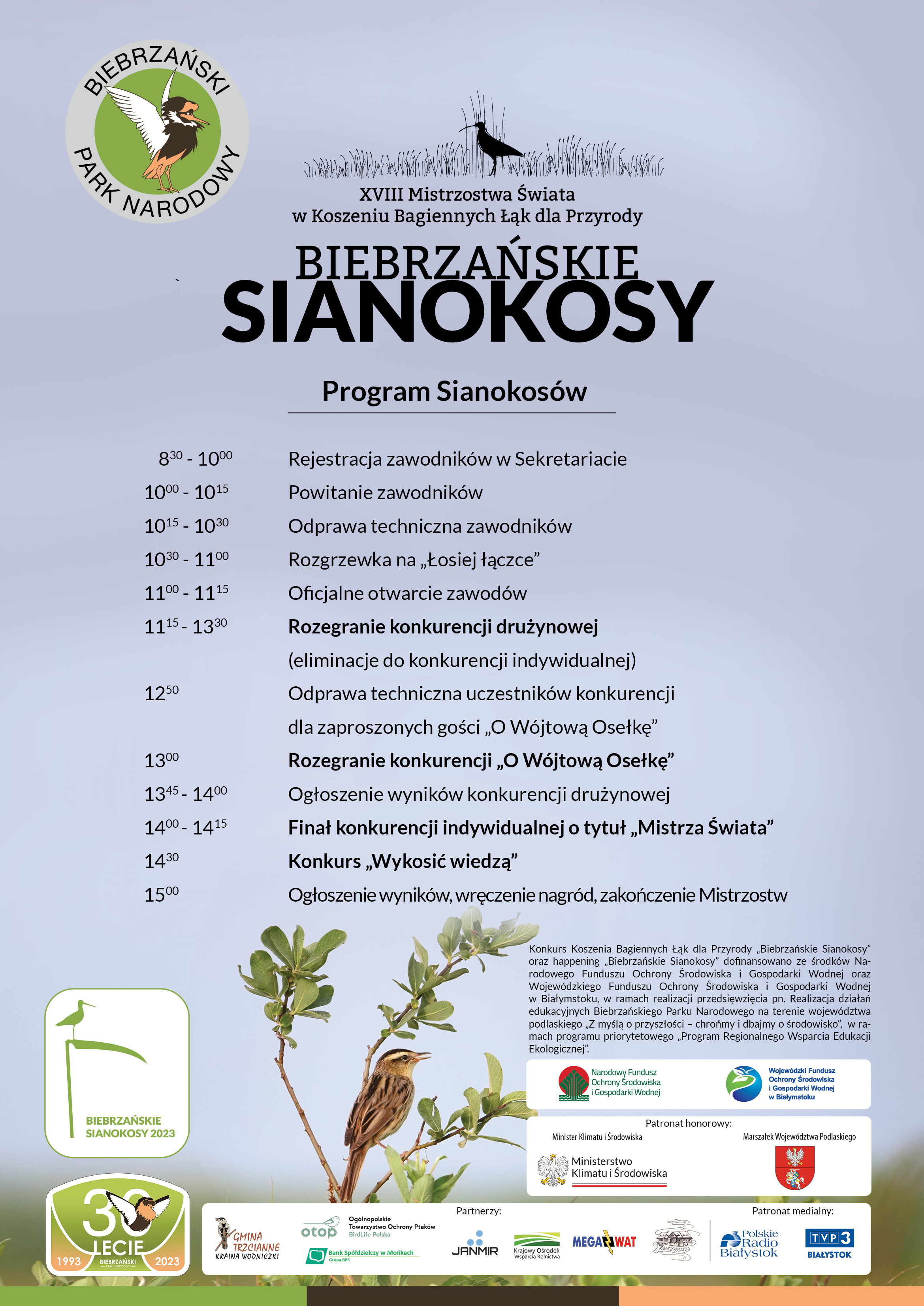 Program Biebrzańskie Sianokosy 2023