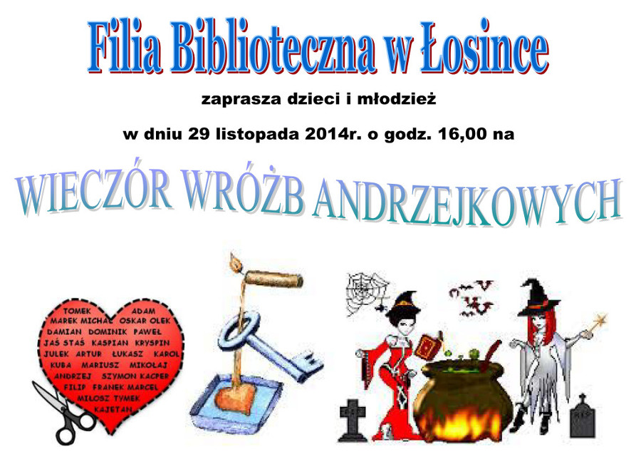 Andrzejki w bibliotece