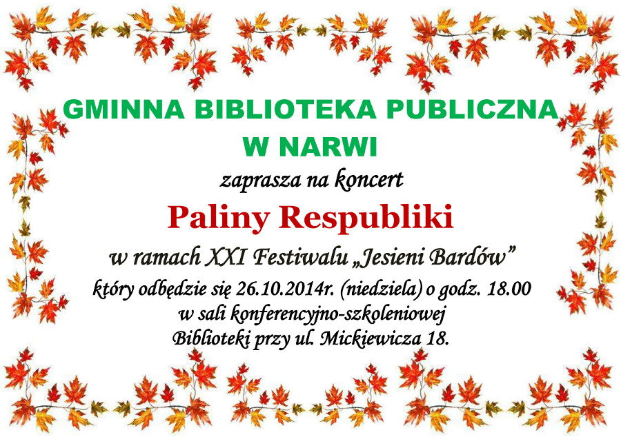 Koncert Paliny Respubliki