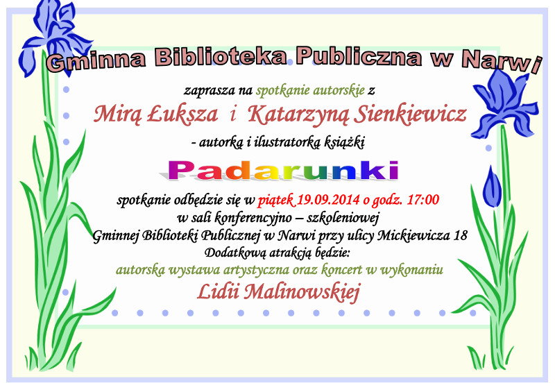 Spotkanie autorskie w bibliotece