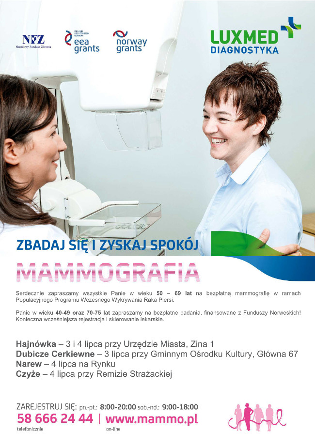 Badania mammograficzne