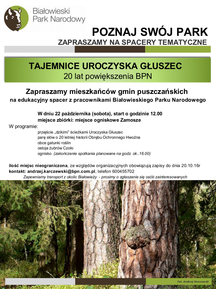 spacery tematyczne bpn