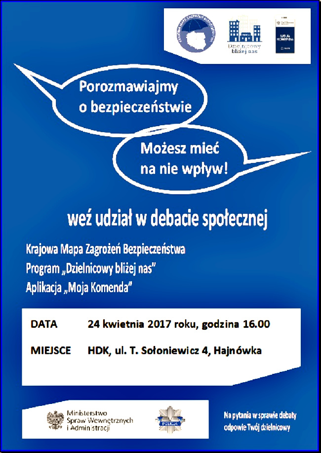 plakat debata