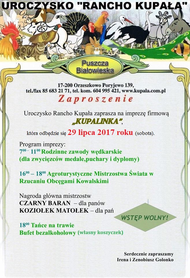 kupala zaproszenie