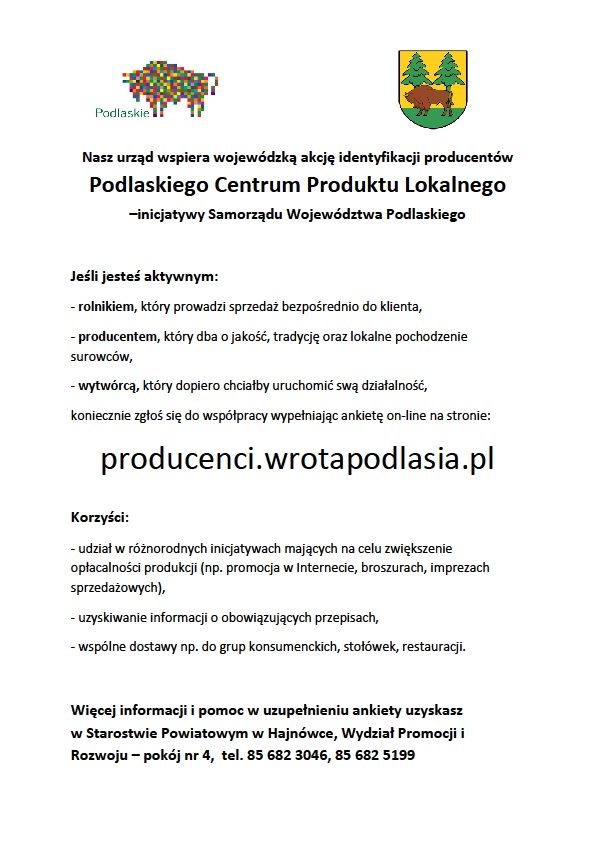 plakat produkt lokalny