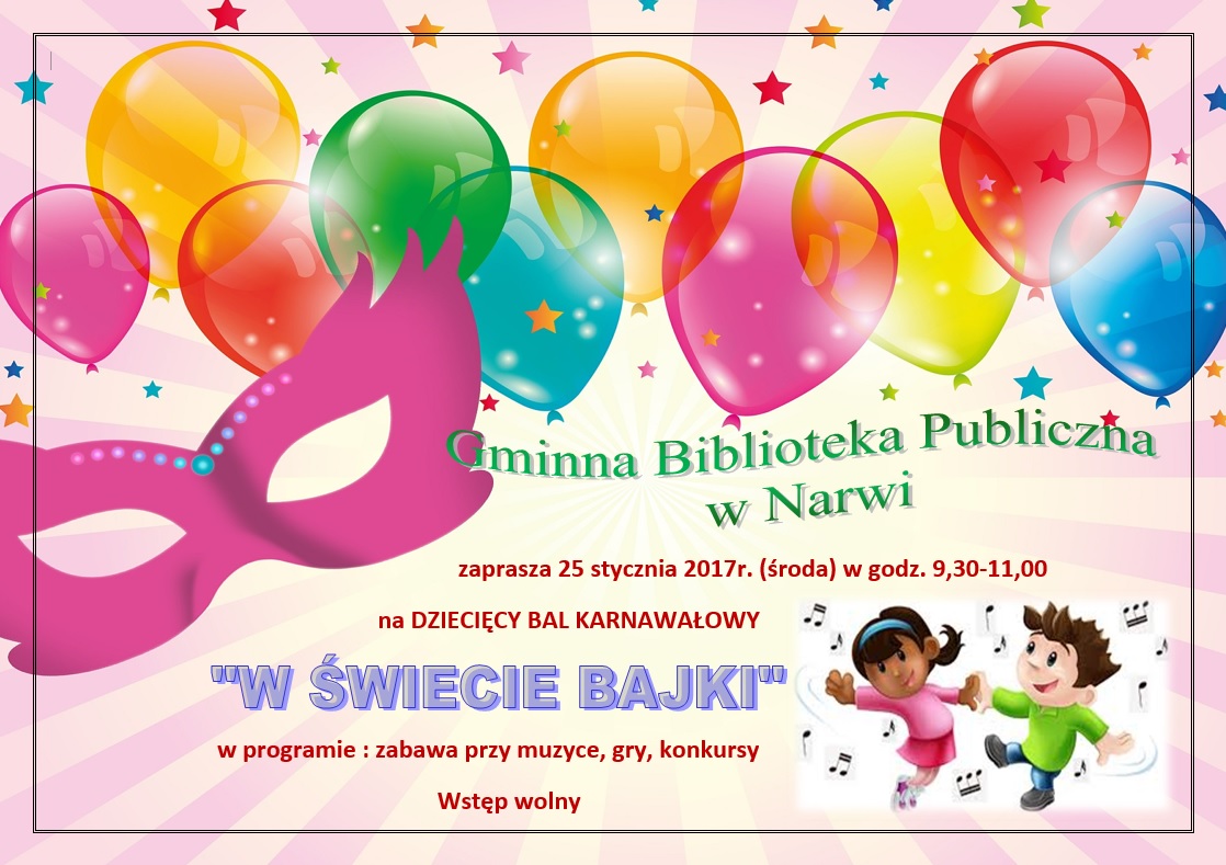 plakat w swiecie bajki