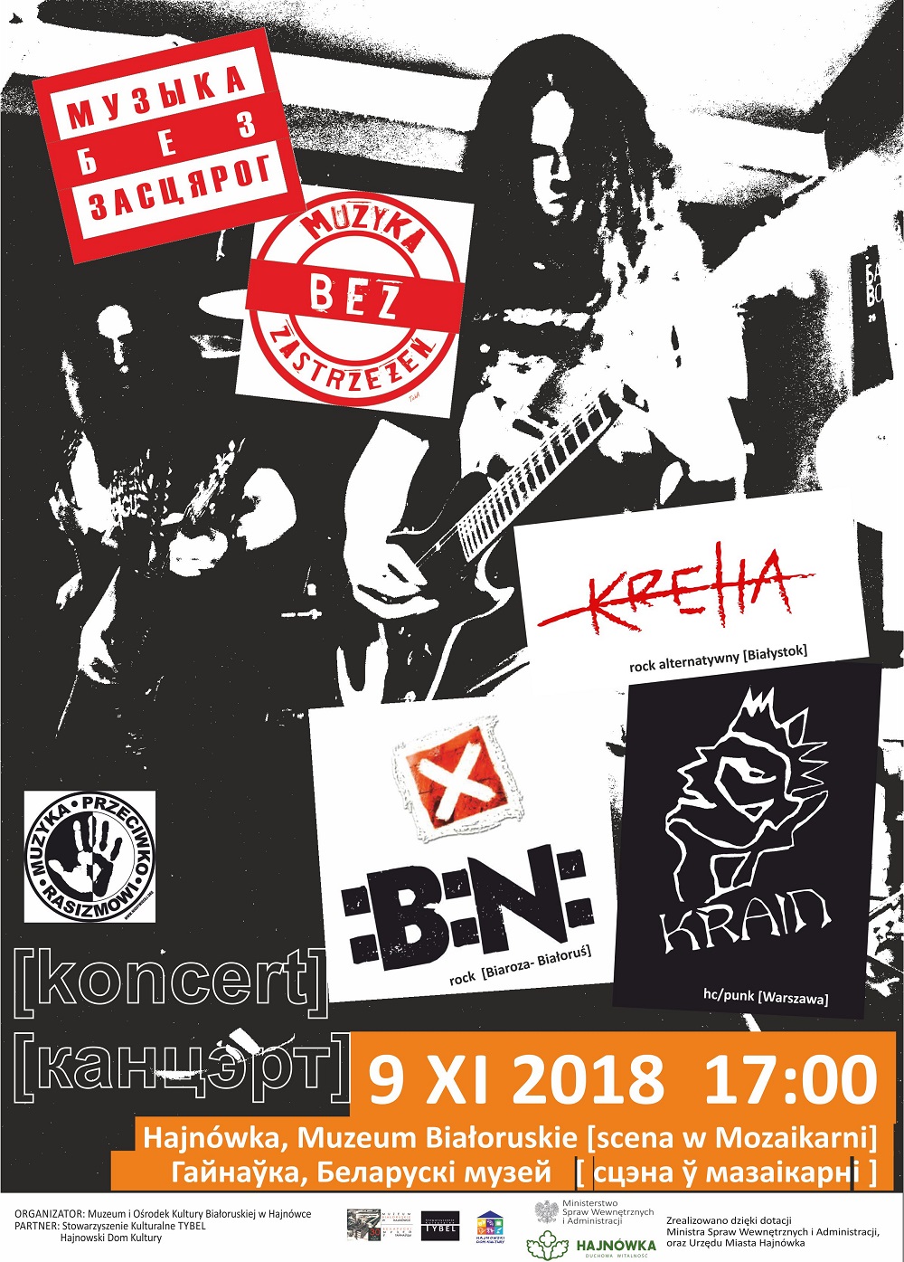 plakat muzyka bz
