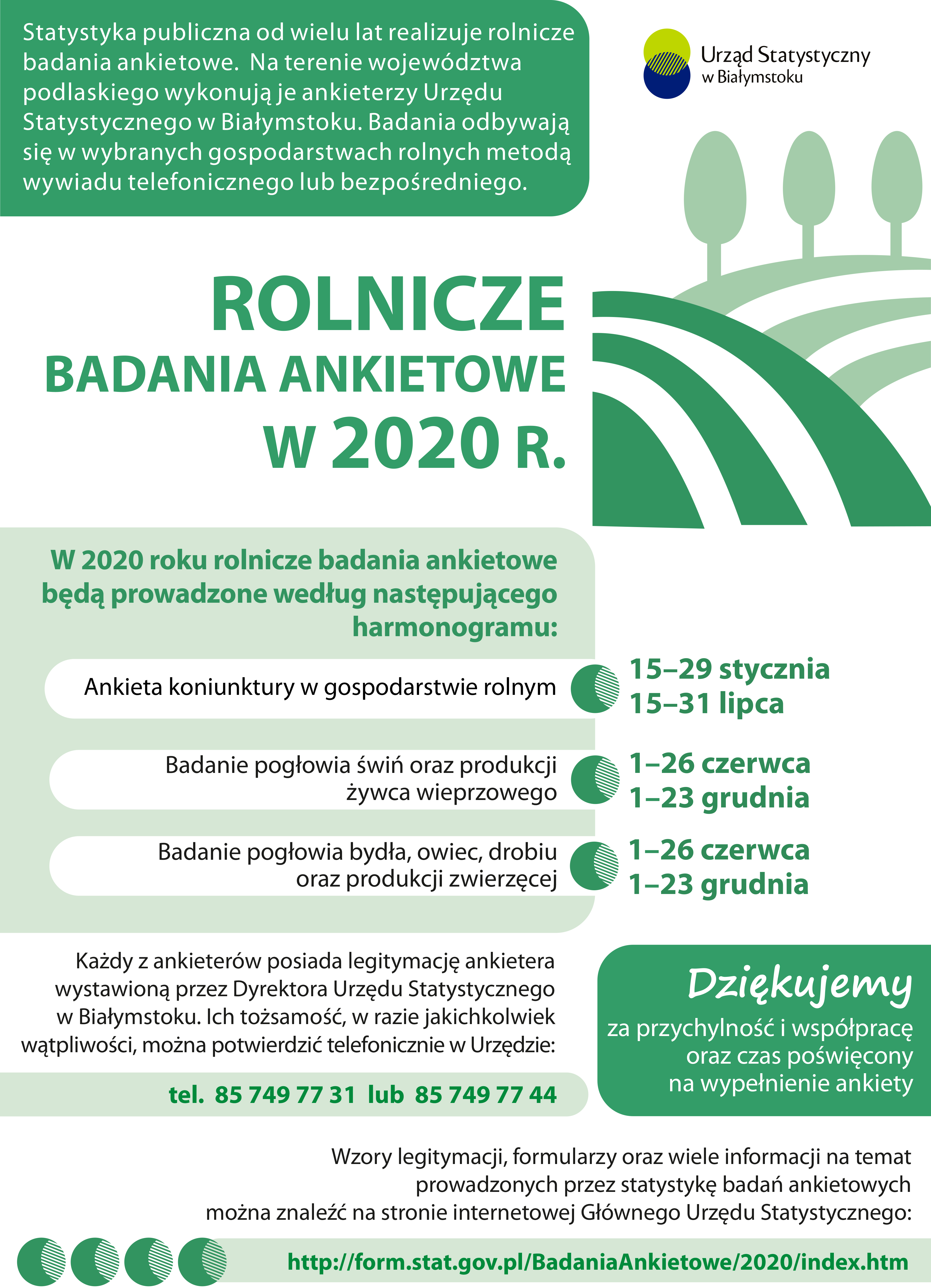 plakat badania rolne 2020