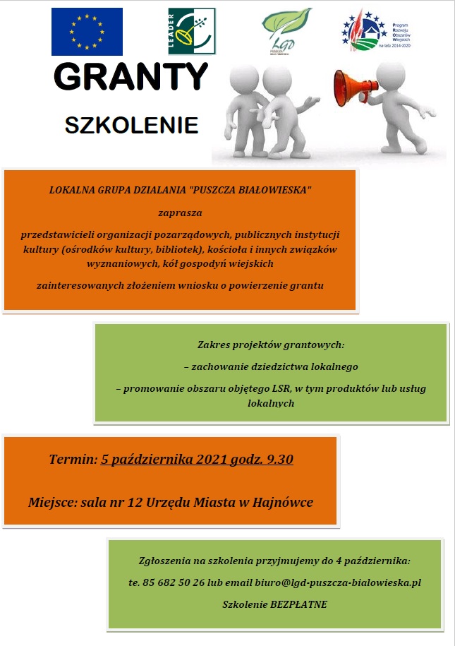 plakat szkolenie