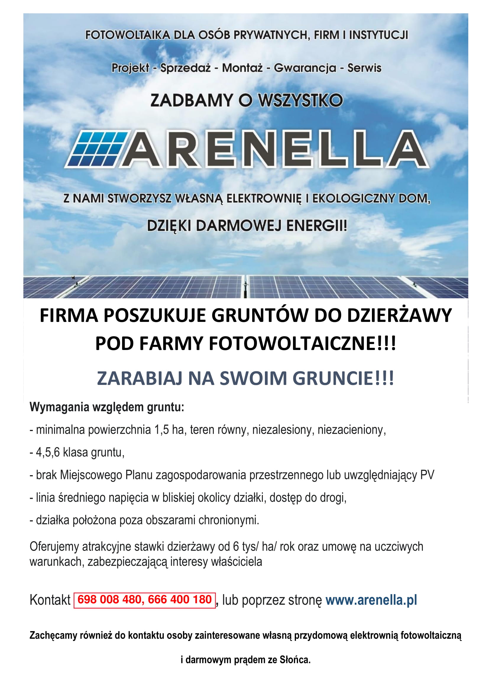 ogłoszenie arenella 1